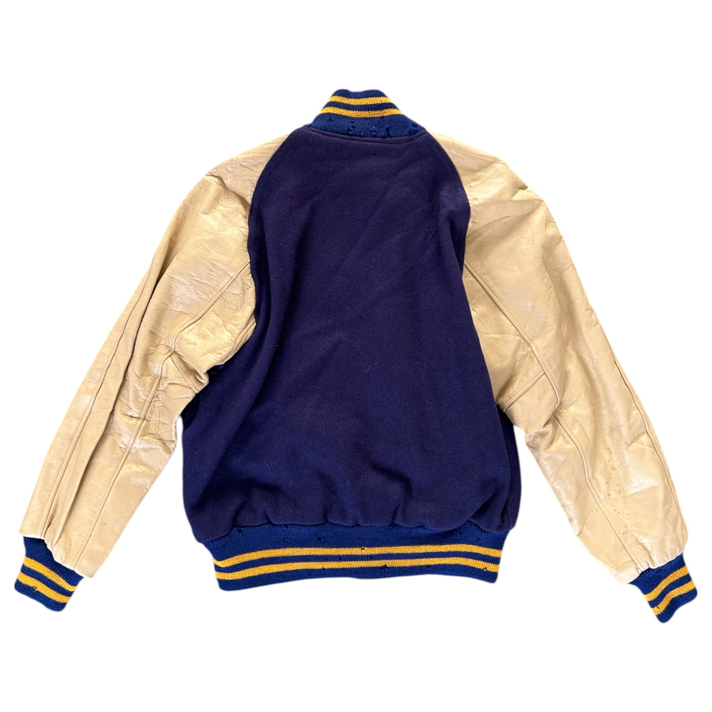 Leather Sleeve Varsity Jacket