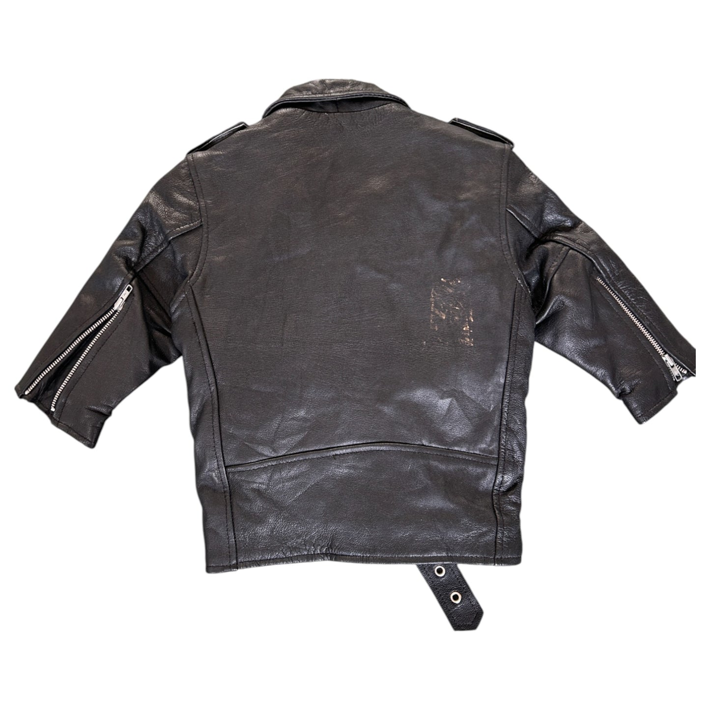 Child's Leather Motorcycle Jacket