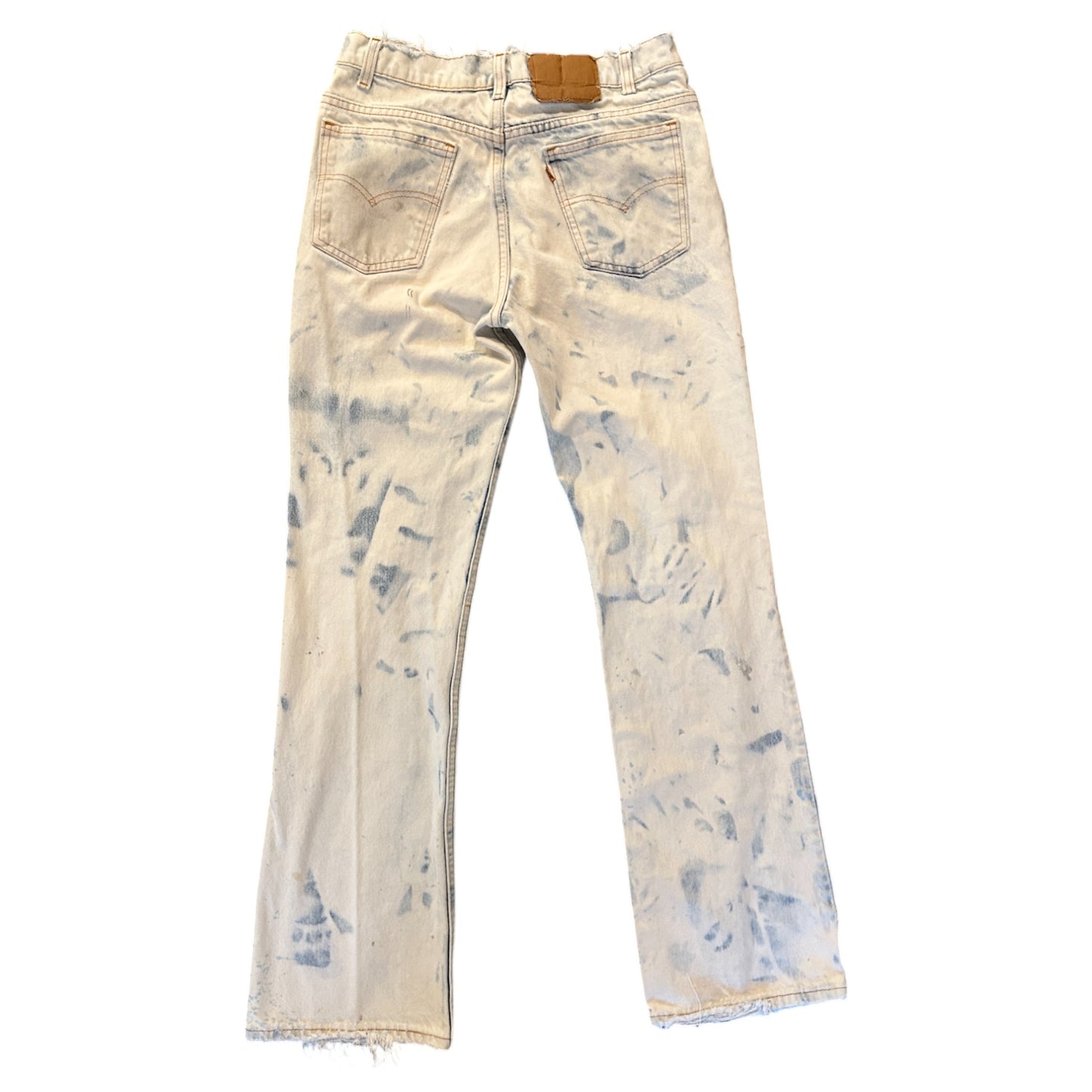 Levis Distressed Acid Wash Jeans