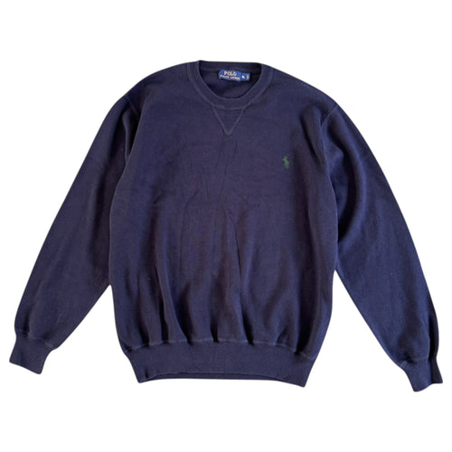 Polo Longsleeve Navy Knit