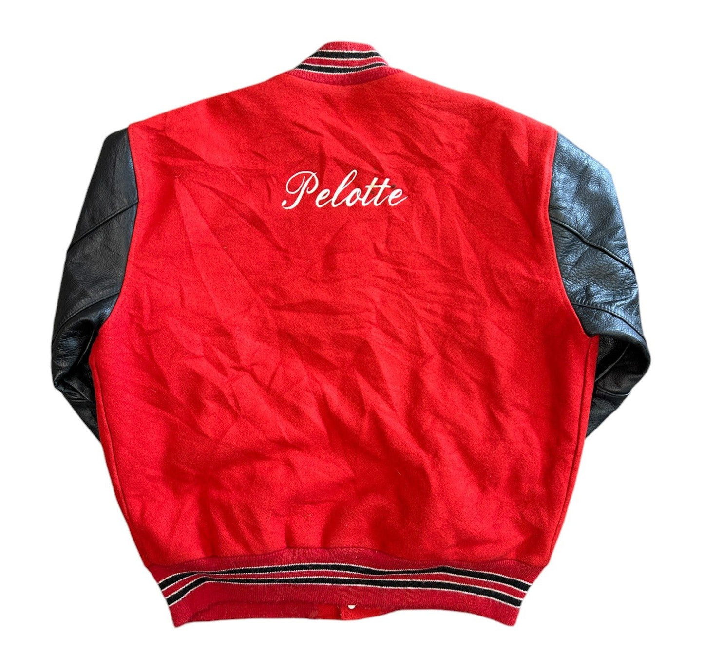90’s Delong Red Varsity Jacket